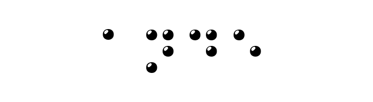Braille 3D  Free Fonts Download