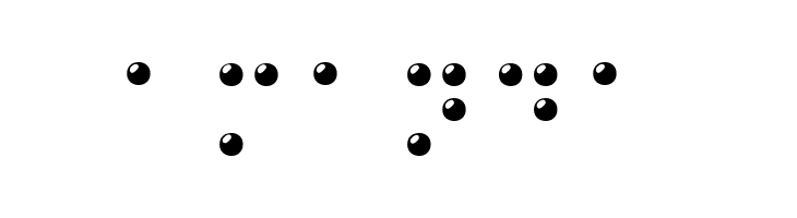 Braille 3D  Free Fonts Download