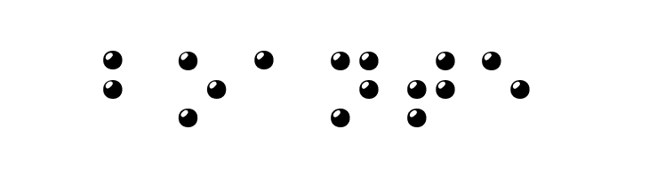 Braille 3D  Free Fonts Download