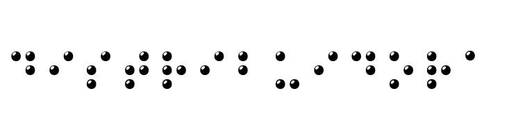 Braille 3D  Free Fonts Download