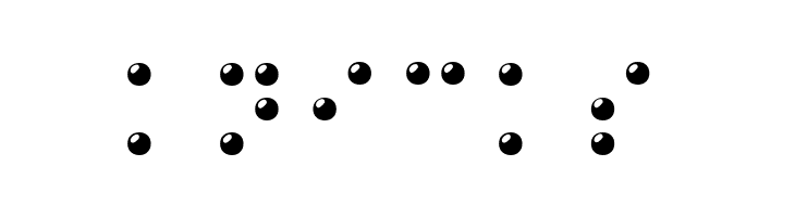 Braille 3D  Free Fonts Download