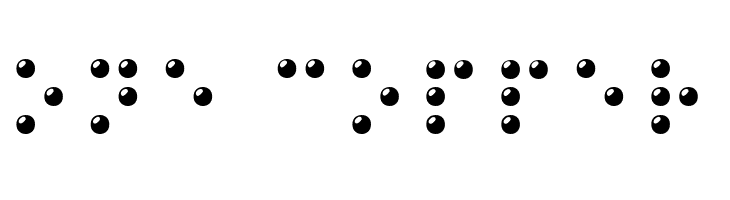 Braille 3D  Free Fonts Download