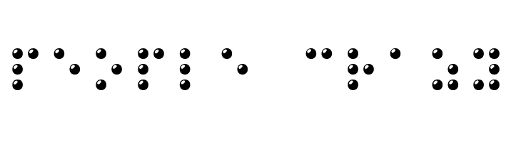 Braille 3D  Free Fonts Download