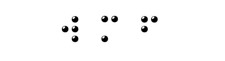 Braille 3D  Free Fonts Download