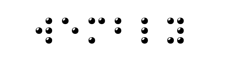 Braille 3D  Free Fonts Download