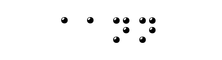 Braille 3D  Free Fonts Download