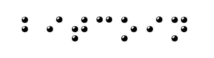 Braille 3D  Free Fonts Download