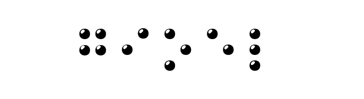 Braille 3D  Free Fonts Download
