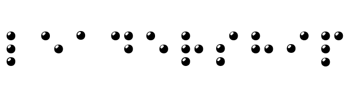 Braille 3D  Free Fonts Download