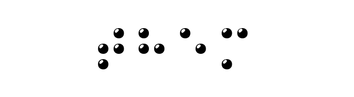 Braille 3D  Free Fonts Download
