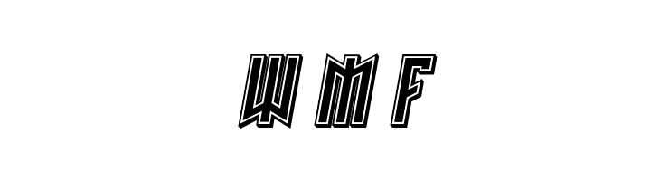 Schwachsinn 3D Filled Italic  Free Fonts Download