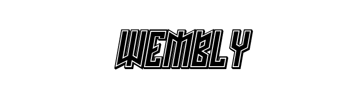 Schwachsinn 3D Filled Italic  Free Fonts Download