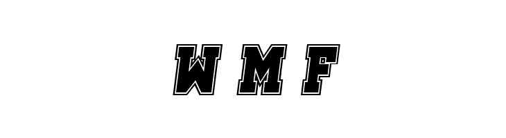 Soccer League College Italic  Free Fonts Download