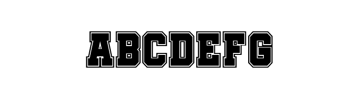 Soccer League College Regular  Free Fonts Download