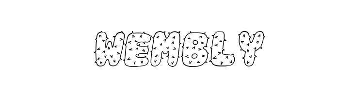 Spiky Italic  Free Fonts Download