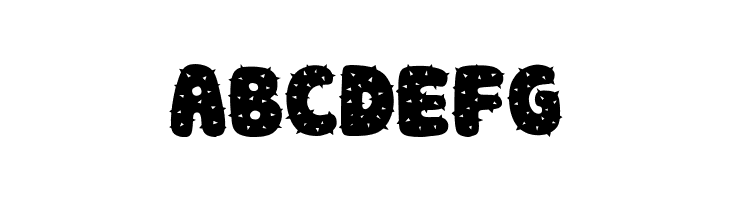 Spiky Book Regular  Free Fonts Download