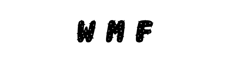 Spiky Book Italic  Free Fonts Download