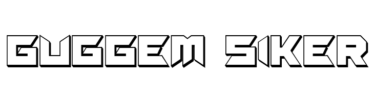 Suggested 3D Regular  Free Fonts Download