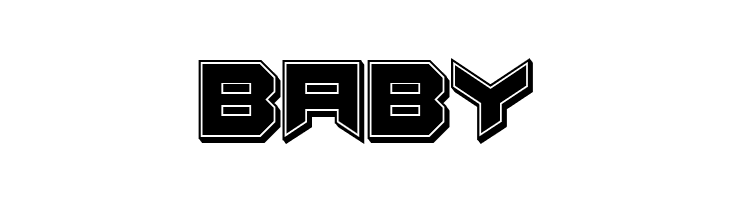 Suggested 3D Filled Regular  Free Fonts Download