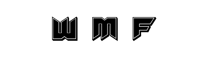 Suggested 3D Filled Regular  Free Fonts Download