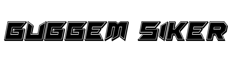 Suggested 3D Filled Italic  Free Fonts Download