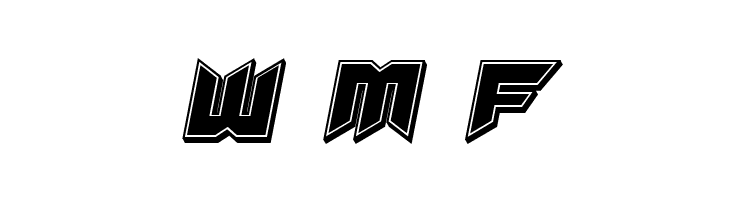 Suggested 3D Filled Italic  Free Fonts Download