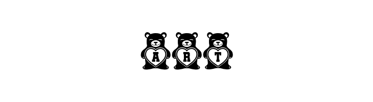 Teddy Bears Regular  Free Fonts Download