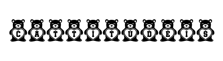 Teddy Bears Regular  Free Fonts Download