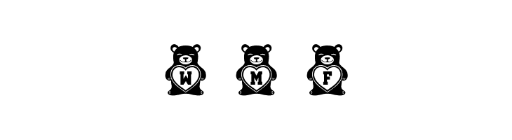 Teddy Bears Regular  Free Fonts Download