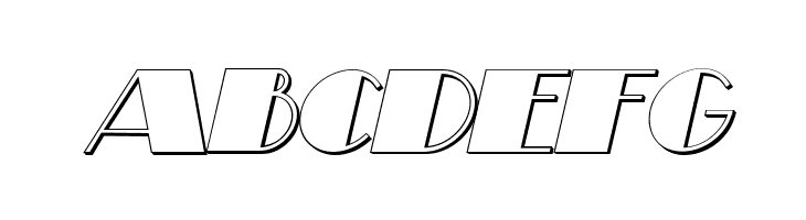 Theatrical Shadow Italic  Free Fonts Download