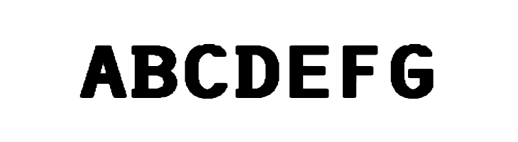 F25BankPrinter-Bold  Free Fonts Download