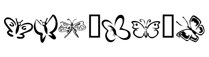 KR Butterflies  Free Fonts Download