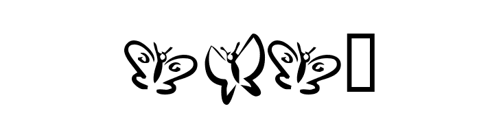 KR Butterflies  Free Fonts Download