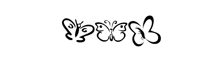 KR Butterflies  Free Fonts Download