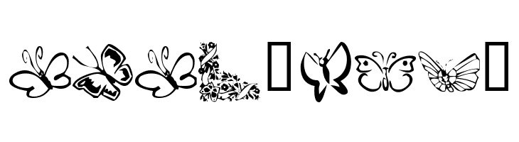 KR Butterflies  Free Fonts Download