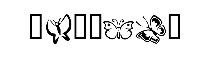 KR Butterflies  Free Fonts Download