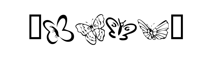 KR Butterflies  Free Fonts Download