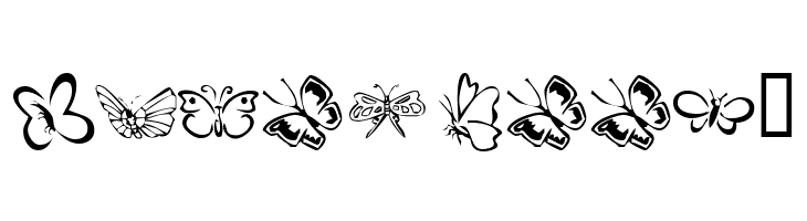 KR Butterflies  Free Fonts Download