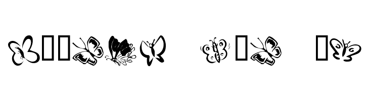 KR Butterflies  Free Fonts Download