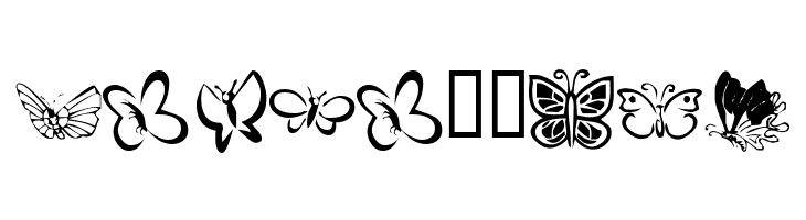 KR Butterflies  Free Fonts Download