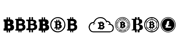 Bitcoin  Free Fonts Download