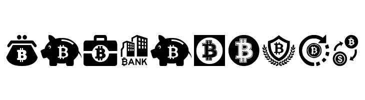 Bitcoin  Free Fonts Download