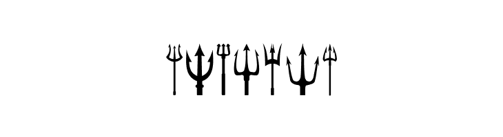 Black Trident  Free Fonts Download