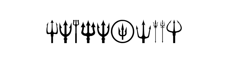Black Trident  Free Fonts Download