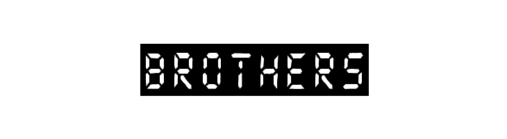 digital dark system  Free Fonts Download