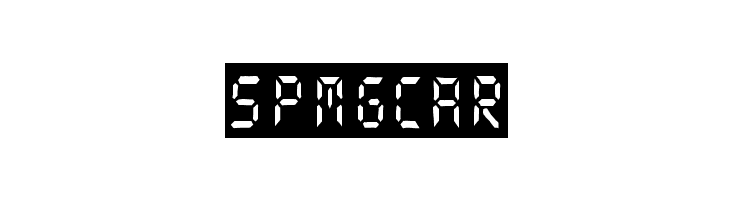 digital dark system  Free Fonts Download
