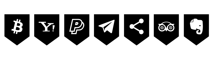 Bottons Social Media  Free Fonts Download