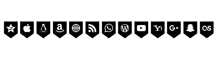 Bottons Social Media  Free Fonts Download