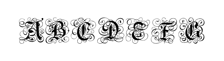 Gothic Flourish  Free Fonts Download