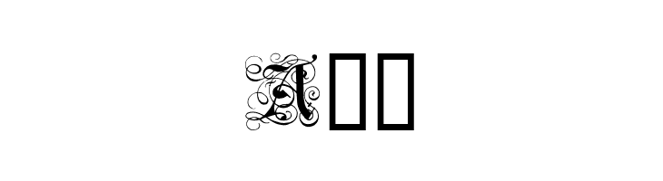 Gothic Flourish  Free Fonts Download